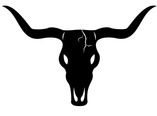 Bull Horns Decal for Trucks, Cars, and more