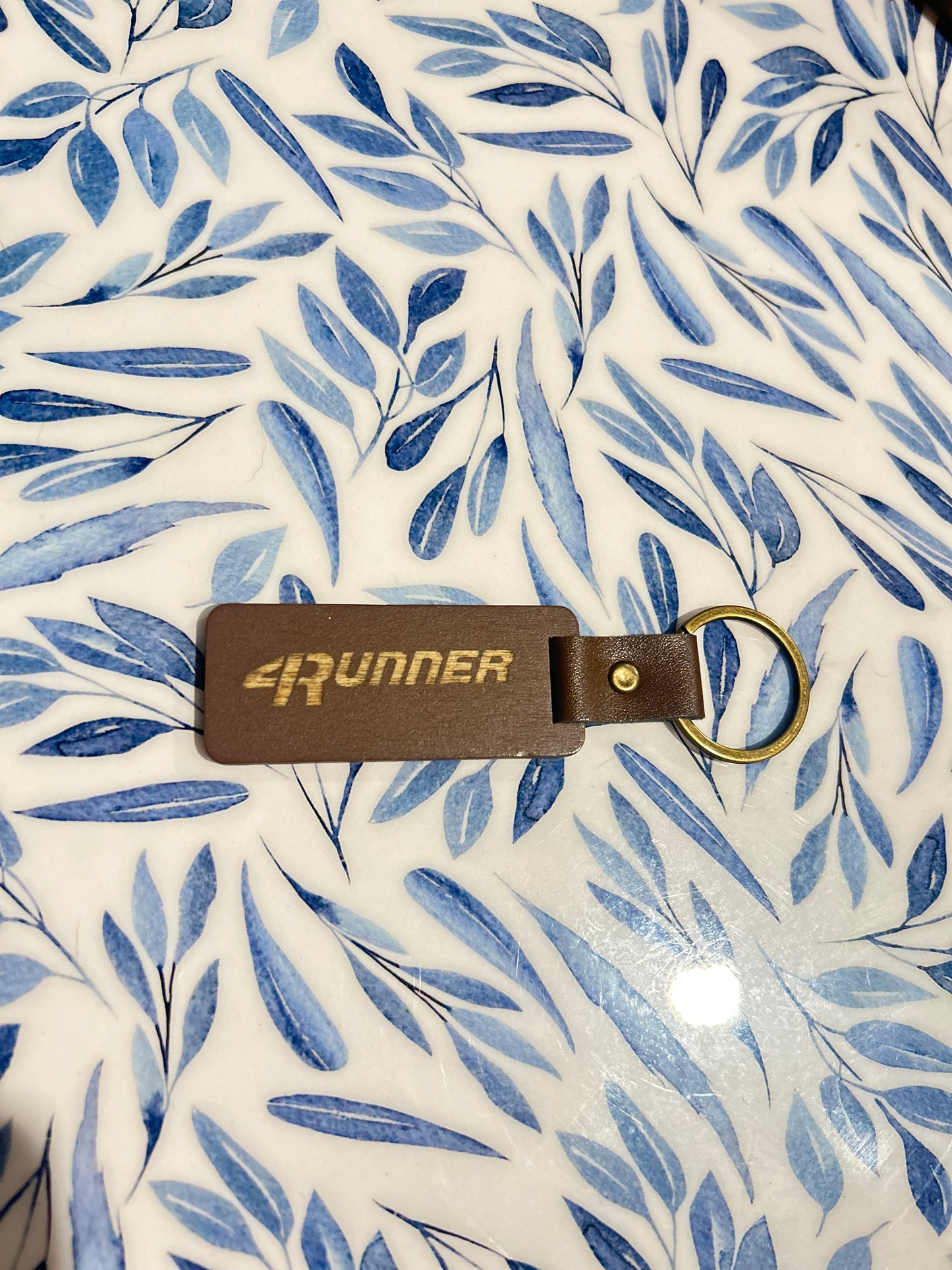 4Runner Wood & Leather Keychain