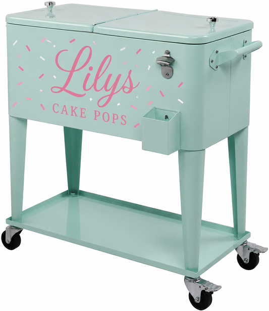 Custom Cake Pop Cooler Decal