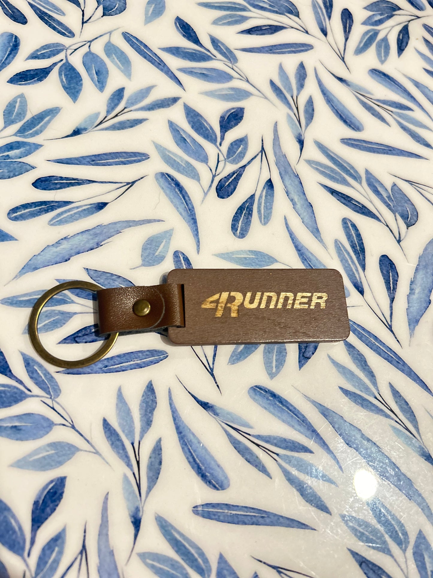 4Runner Wood & Leather Keychain